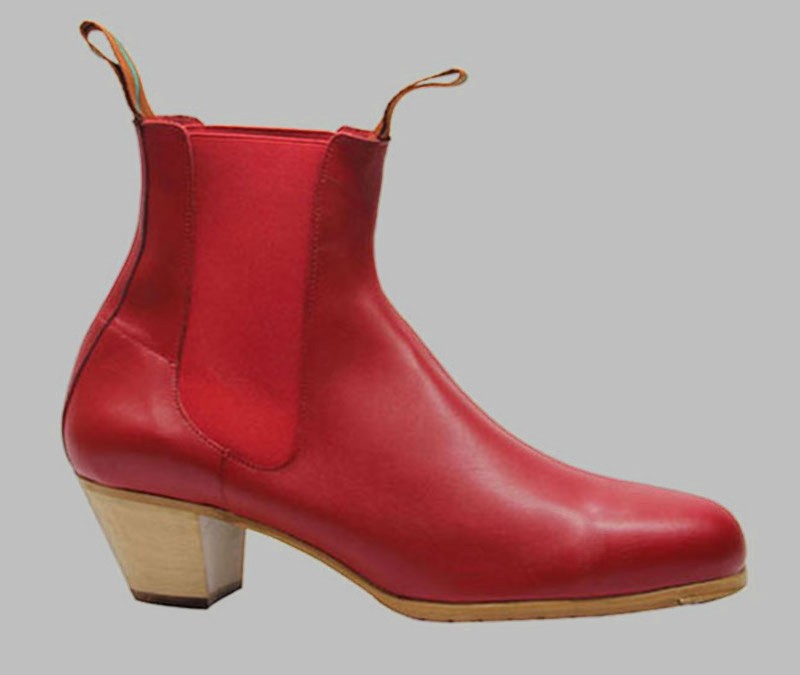 Red Leather Flamenco Boot 33/46