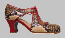 Zapato de Baile Flamenco Profesional Fantasía Serpiente