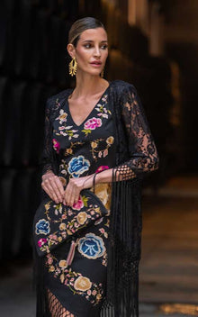 Chaqueta Crujia Encaje Negra