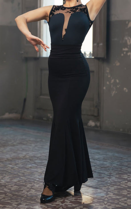 Jupe de flamenco Ogalla avec beaucoup de vol