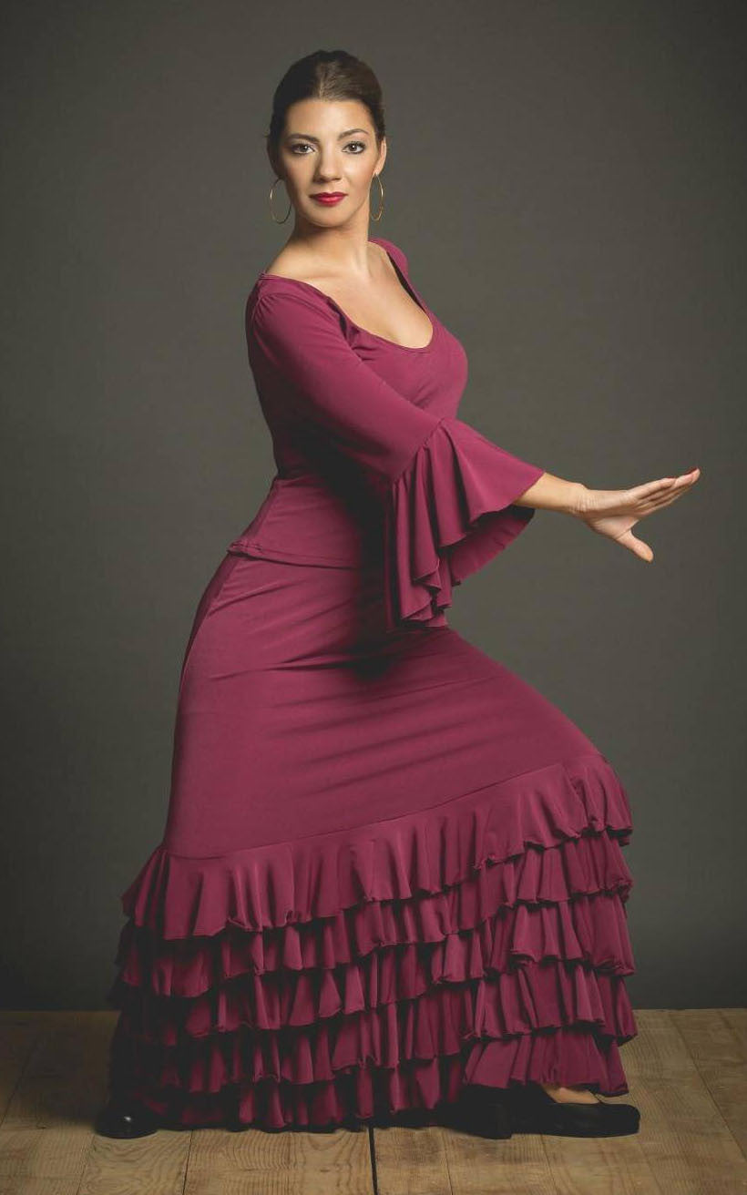 Falda Flamenco Monroy con 5 Volantes