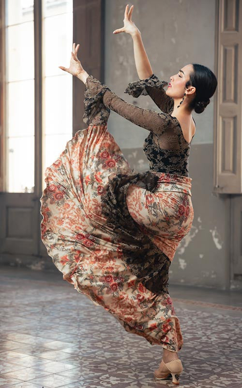 Jupe flamenco imprimée Schermo