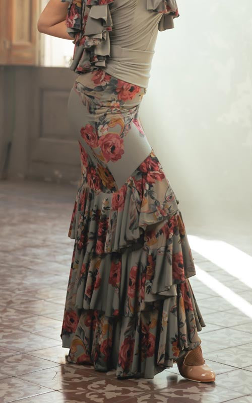 Jupe flamenco imprimée Lusso en différentes couleurs