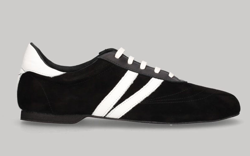 Zapato de Hombre para Baile de Salón Negro y Blanco con Cordones