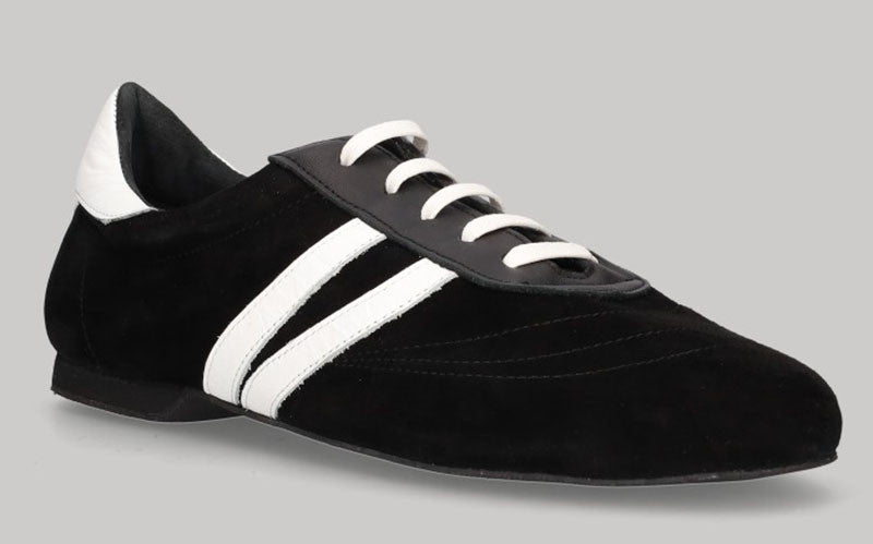 Zapato de Hombre para Baile de Salón Negro y Blanco con Cordones