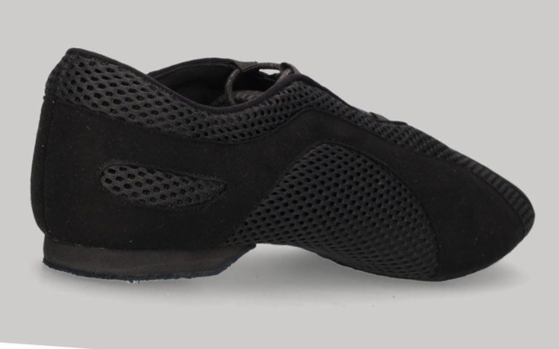 Zapato de Hombre para Baile Latino y de Salón Negro con Cordones