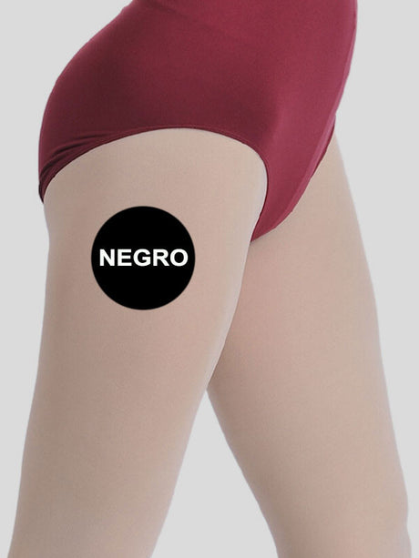 Bas doux avec bande élastique noire