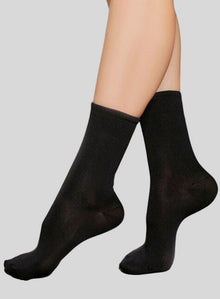 Chaussette de danse Rad en microfibre noire