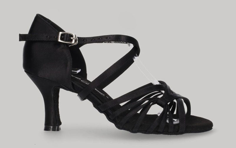 Zapato para Baile de Salón en Satén Negro