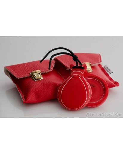 Red Glass Castanet Normal Box