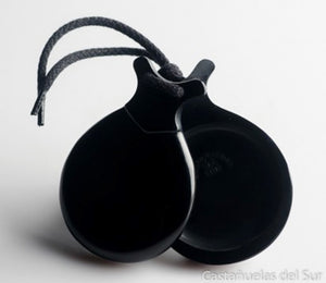 Black Glass Castanet "Special Teachers"