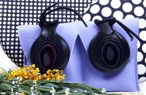 Castagnettes Capricho Tissu Noir Boîte Normale