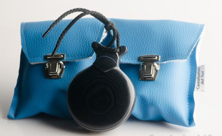 Castañuela Capricho Tela Negra Veteada Caja Normal