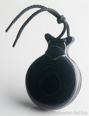 Castañuela Capricho Tela Negra Veteada Caja Normal