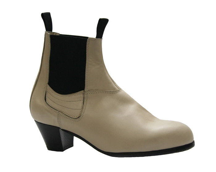 Bota Flamenco Profesional Piel Beige