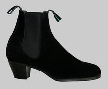 Bota flamenco ante negro