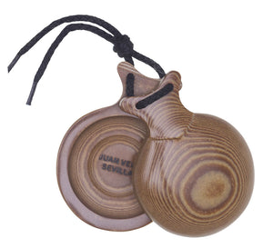 Castañuela capricho tela caramelo caja doble