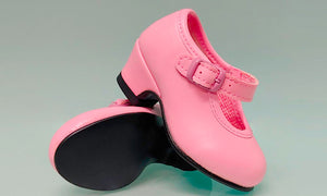 Chaussures de flamenco roses, pointure 15/17