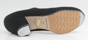 Zapato de baile flamenco profesional ante negro