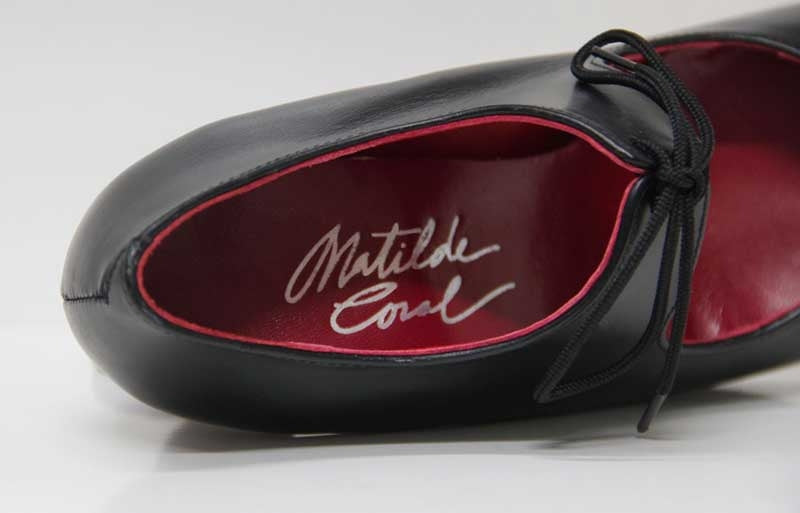 Professional Flamenco Dance Shoe Black Leather