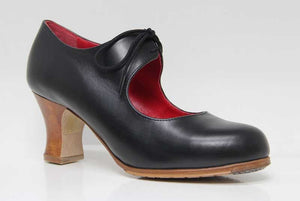 Professional Flamenco Dance Shoe Black Leather