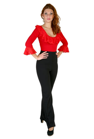 Black Flamenco Pants