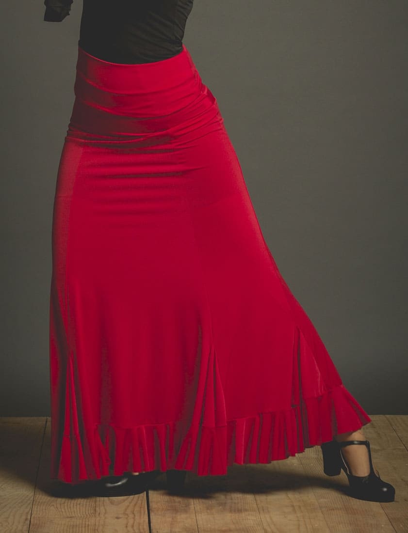 Jupe flamenco Velilla avec ceinture