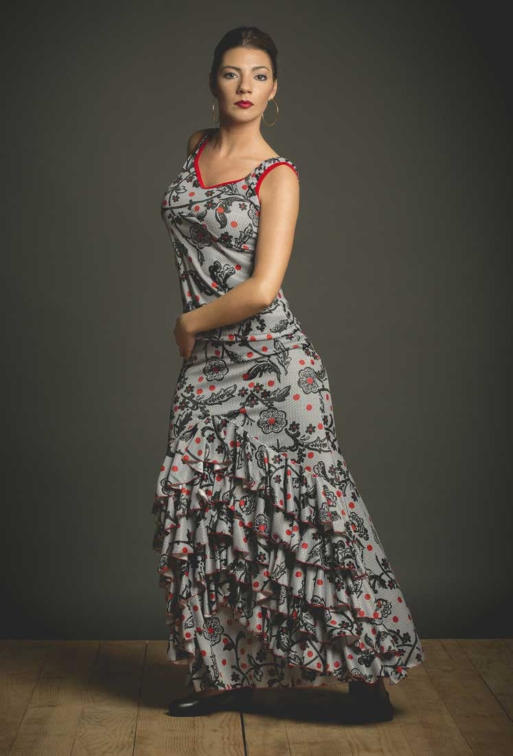 Printed Fleece Flamenco Top