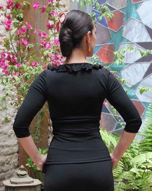 Mariquilla Flamenco Top Black