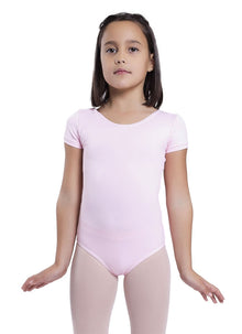 Pink Short-Sleeved Girl's Jersey