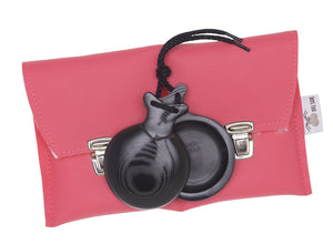 Castagnettes Capricho Tissu Noir Boîte Normale