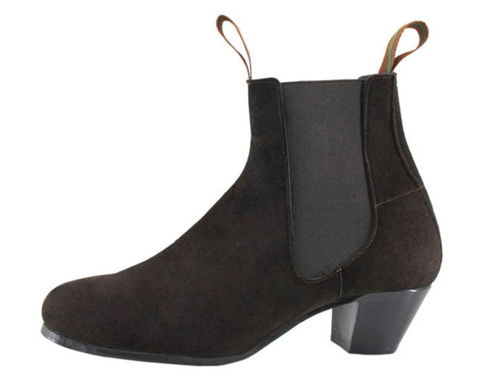 Botte de flamenco en daim marron 39/46