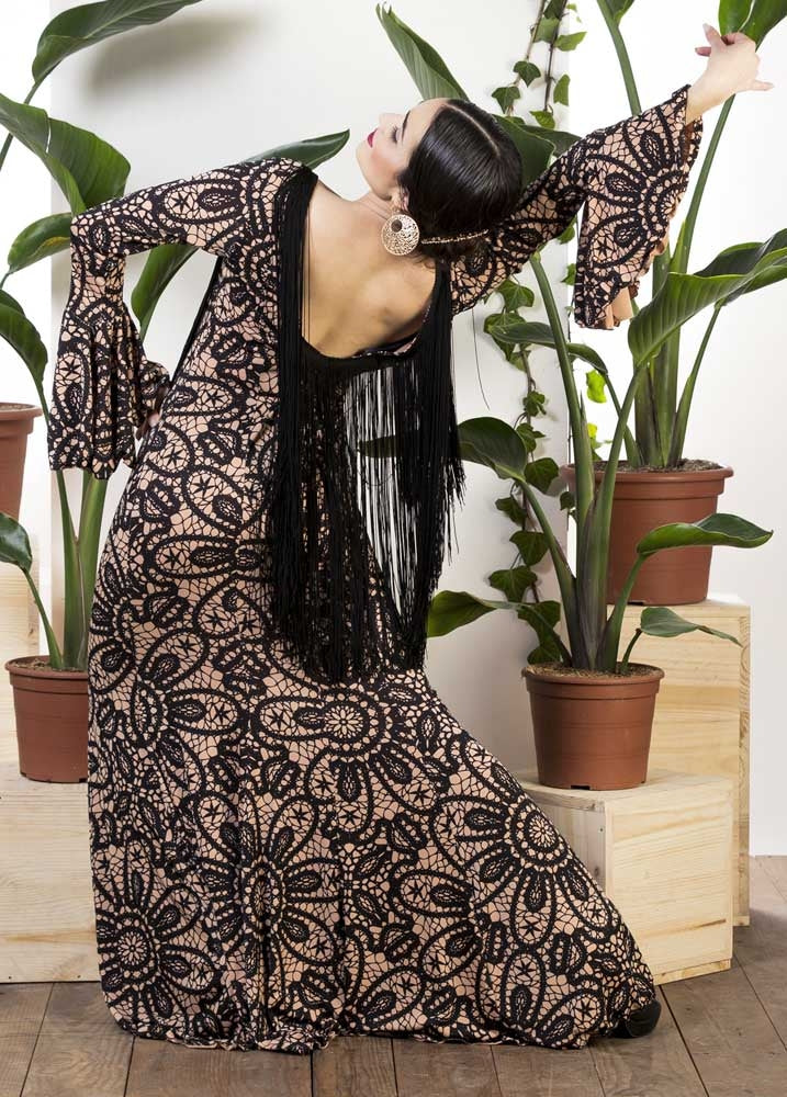 Robe de flamenco imprimée Alosno