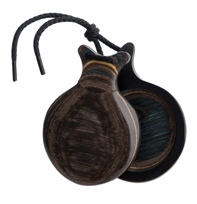 Castanets made of gray wood, standard box – Zapatos de Baile