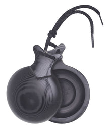 Castagnettes Capricho en tissu noir double boîte