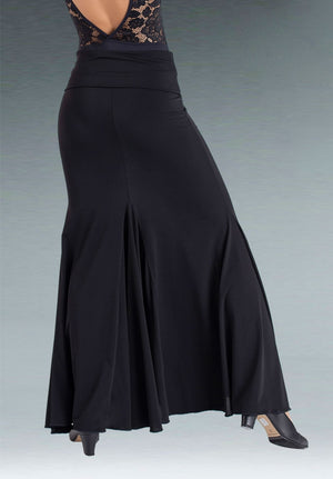 Black Godet Flamenco Skirt