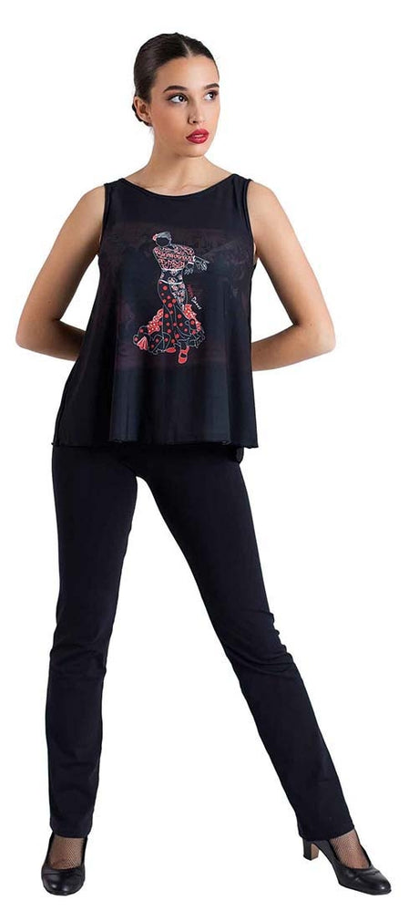 T-shirt danseuse de flamenco