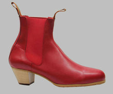 Bota flamenco piel roja 33/46