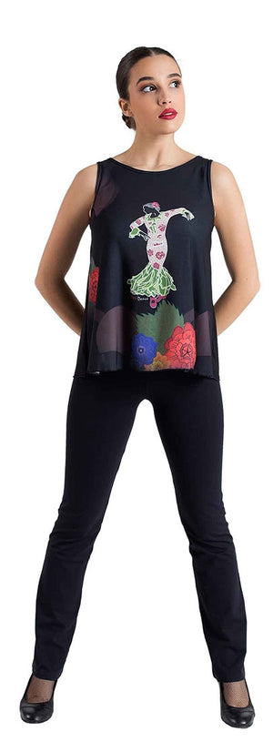 Flamenco Flowers T-shirt