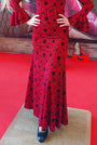 Falda flamenco capote roja