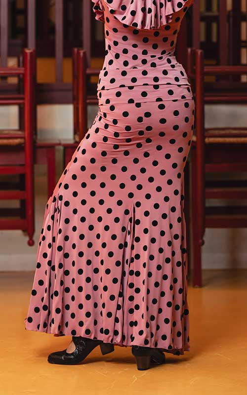 Jupe flamenco Mirabel à imprimé multicolore