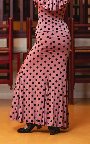 Jupe flamenco Mirabel à imprimé multicolore