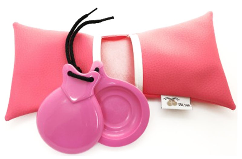 Castañuela Concierto Fibra Rosa Caja Doble