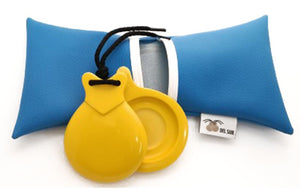 Concert Castanet Yellow Fiber Double Box