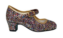 Zapato de Flamenca Glitter Multicolor