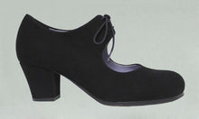 Zapato de baile flamenco profesional ante negro