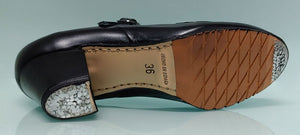 Chaussure de danse flamenco semi-professionnelle avec coutures et talon cubain