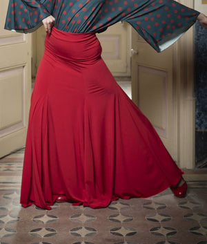 Falda De Flamenco Cala Roja con Fajín