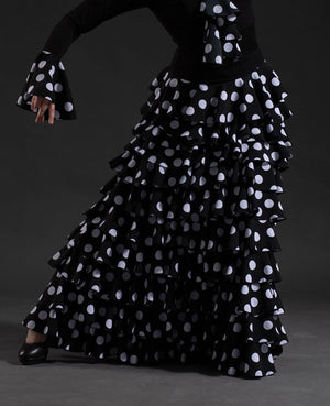 Falda Flamenco Bienne Con Fajín
