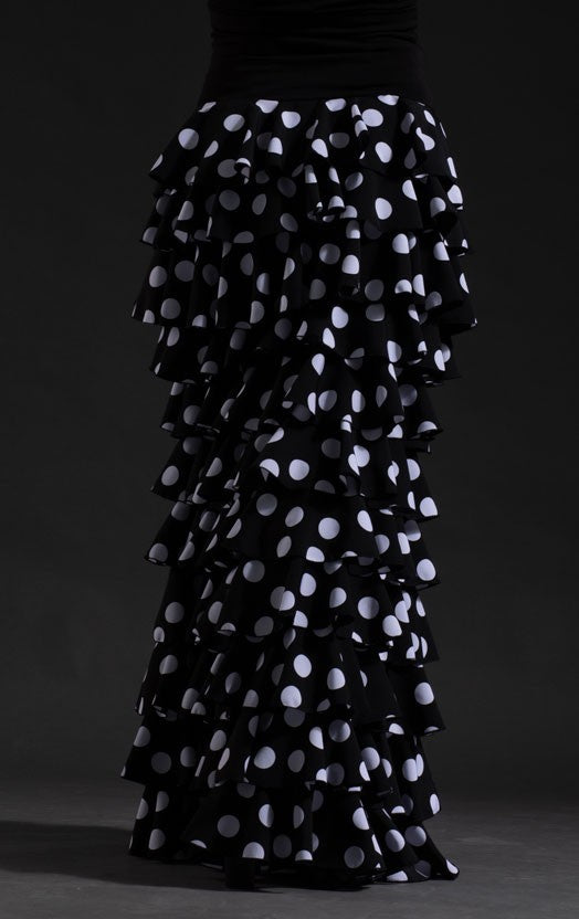 Falda Flamenco Bienne Con Fajín